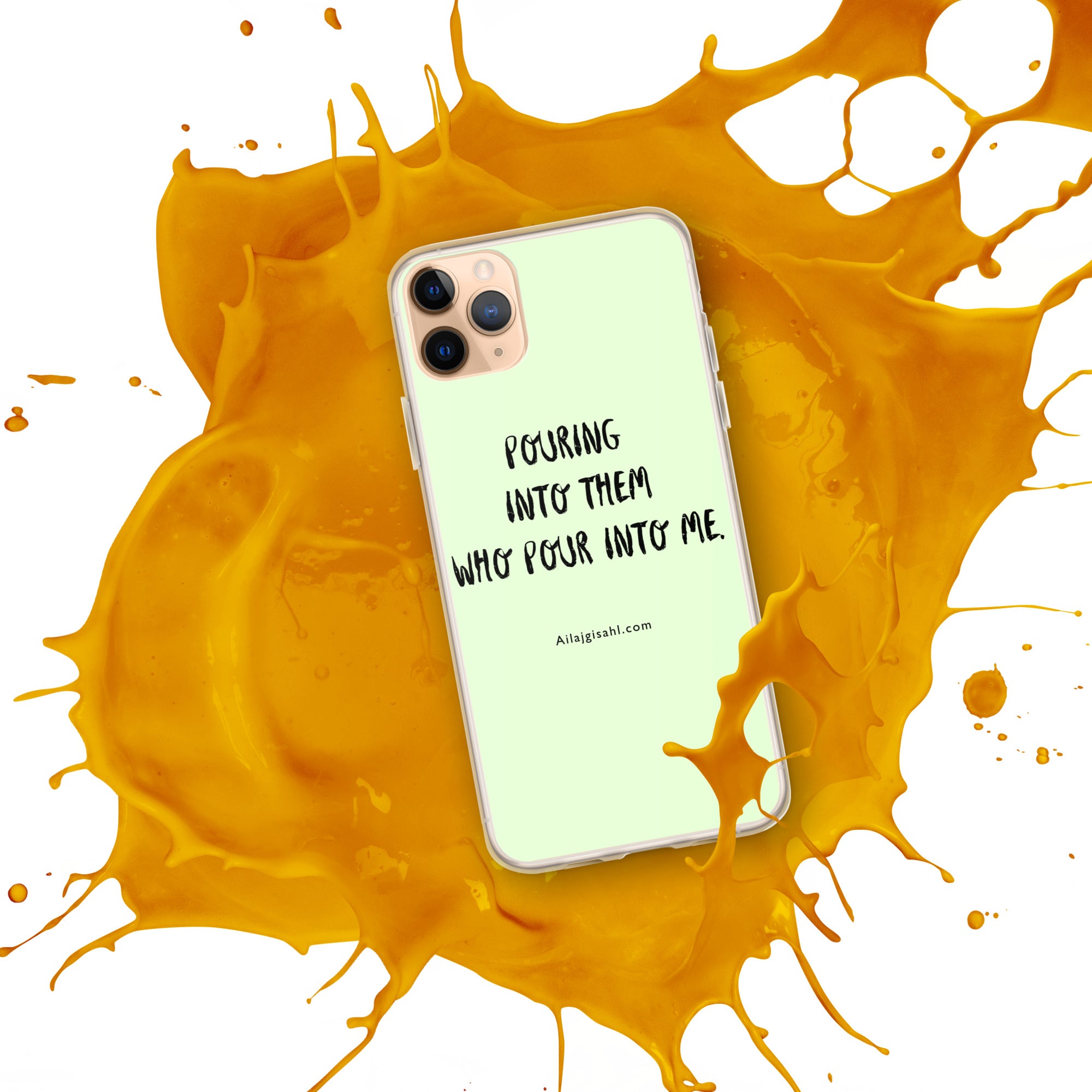 iPhone® cases ....Pouring into them who