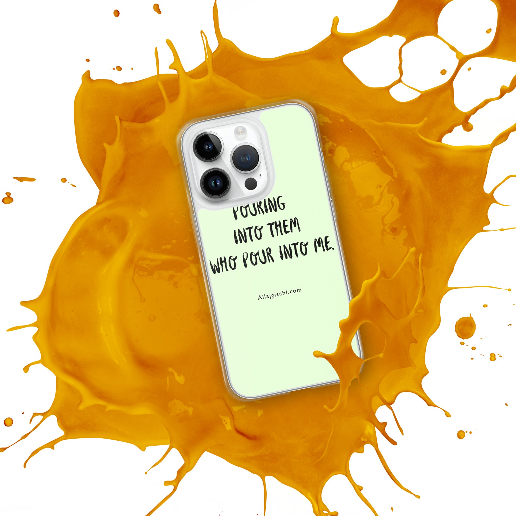 iPhone® cases ....Pouring into them who