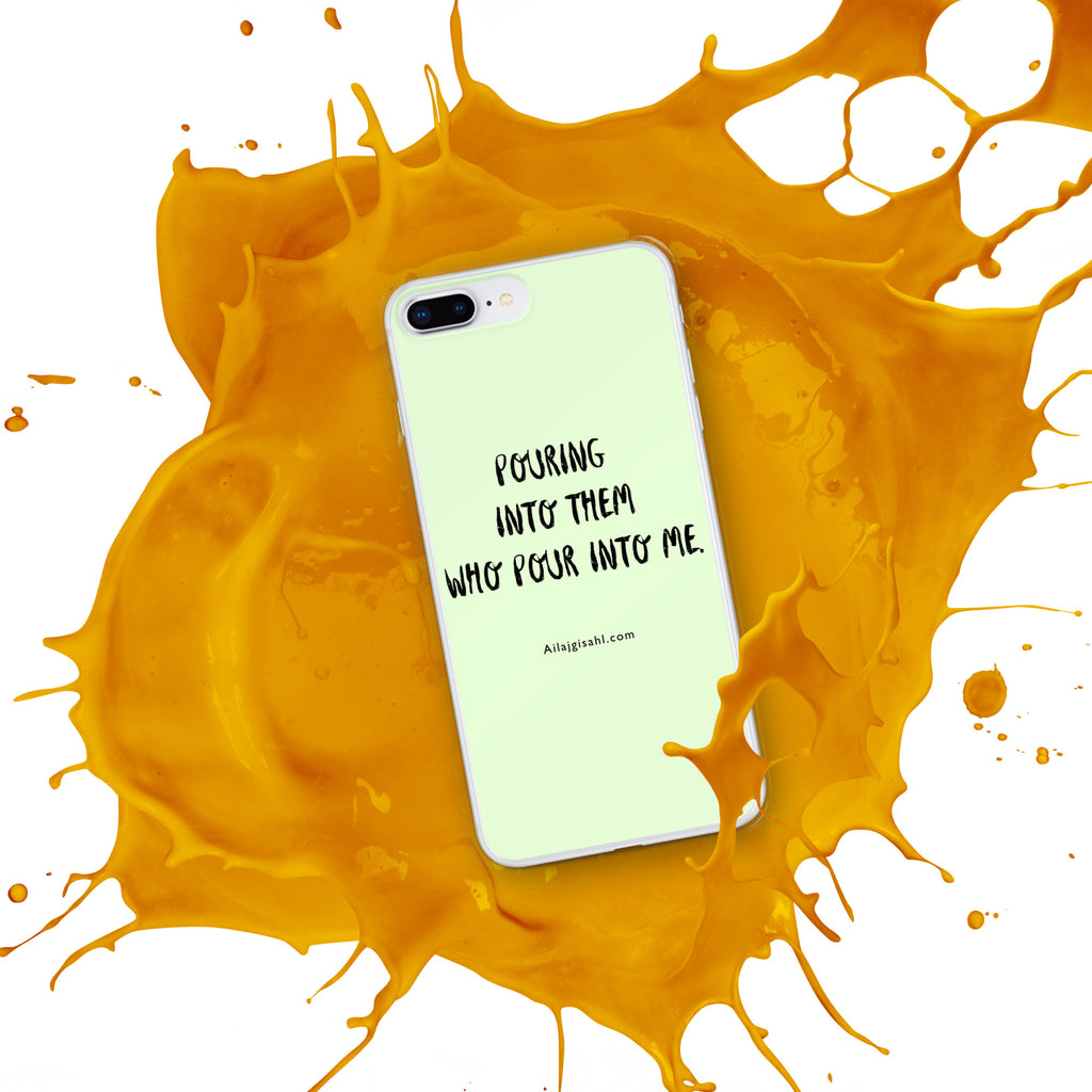 iPhone® cases ....Pouring into them who