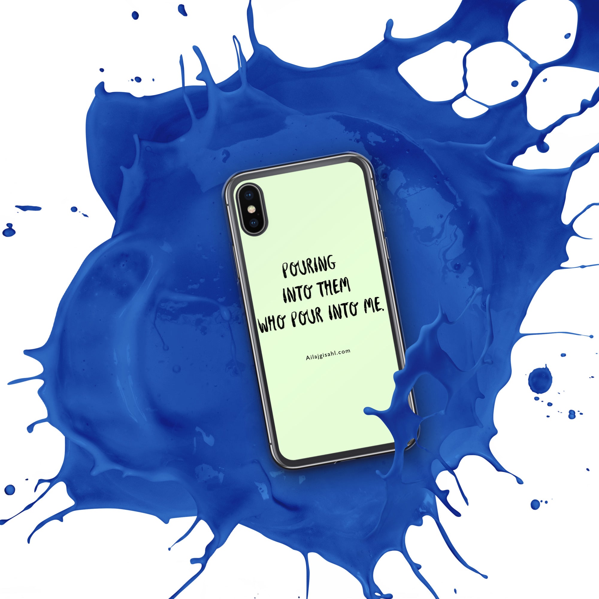 iPhone® cases ....Pouring into them who