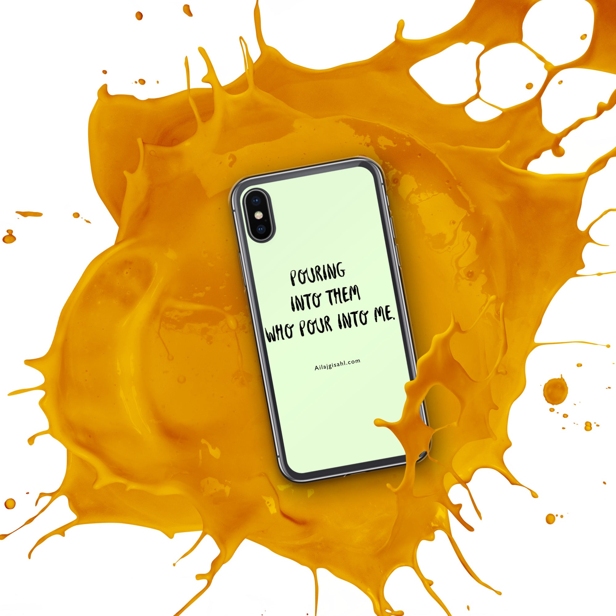 iPhone® cases ....Pouring into them who