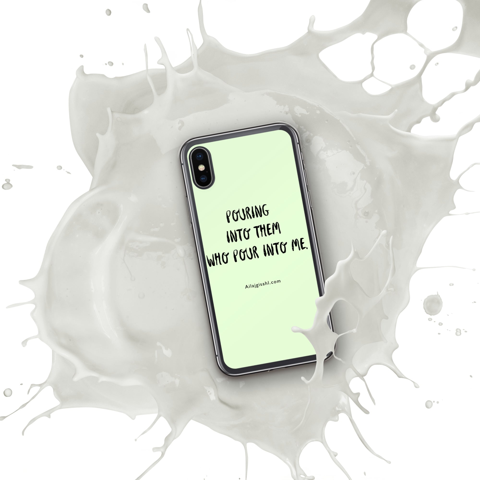 iPhone® cases ....Pouring into them who