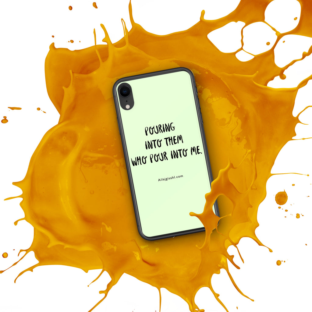 iPhone® cases ....Pouring into them who