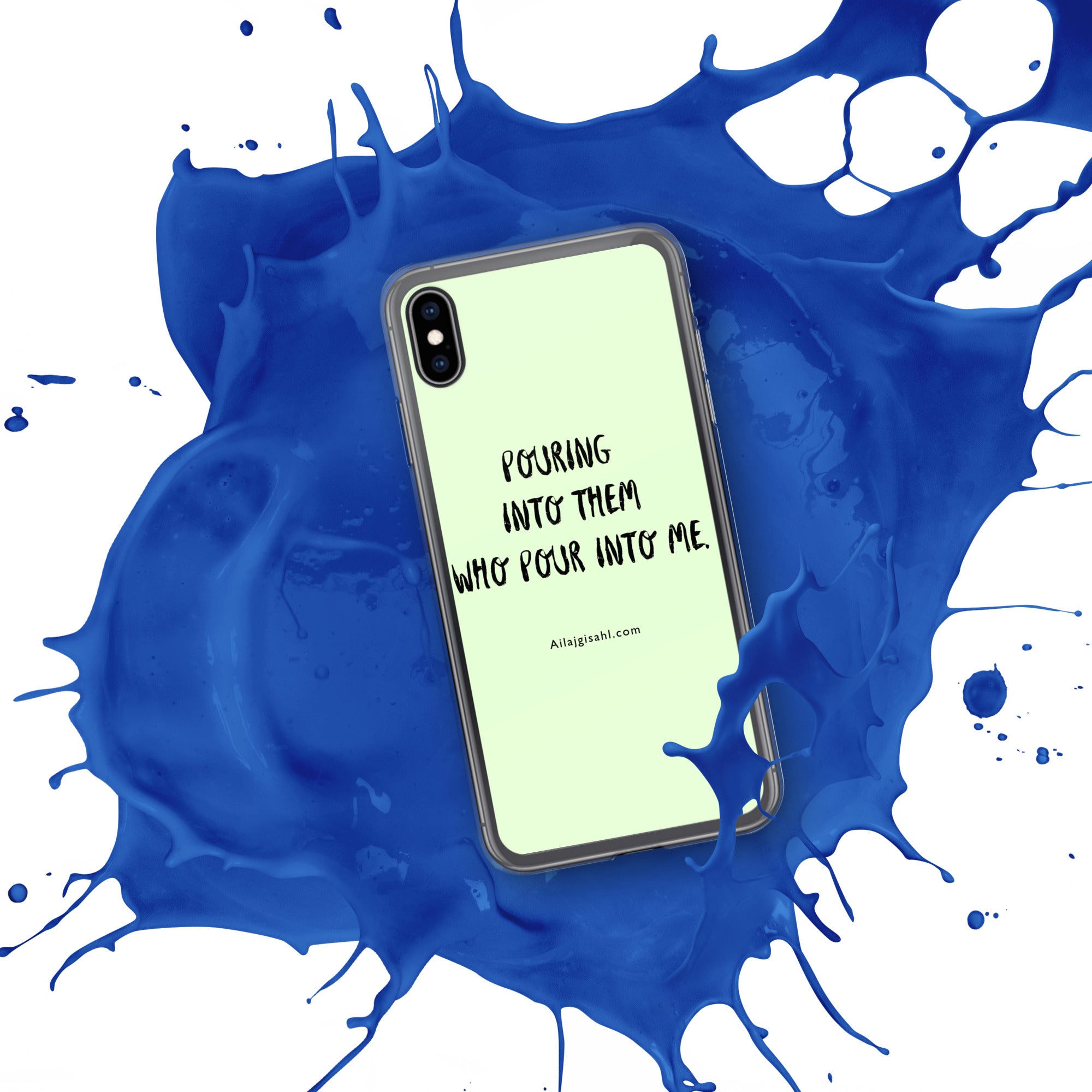 iPhone® cases ....Pouring into them who