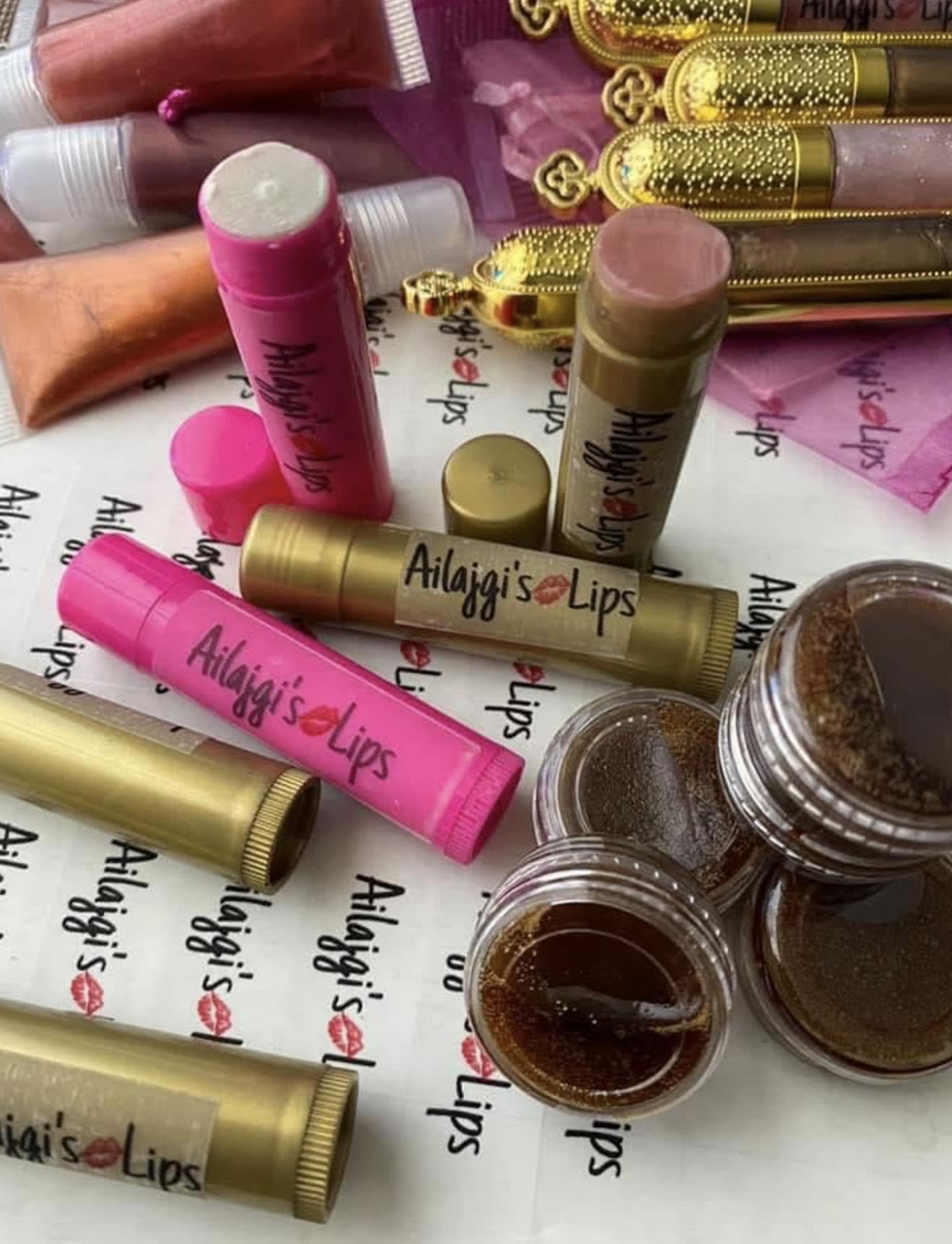 I love me lip balms & glosses